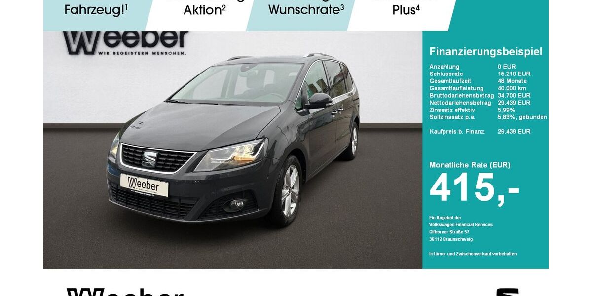 Seat Alhambra 72.061 km 29.439 &euro; Weil der Stadt 71263