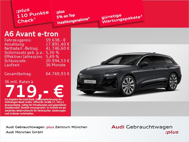Audi A6 e-tron 17.762 km 59.638 &euro; Eching 85386