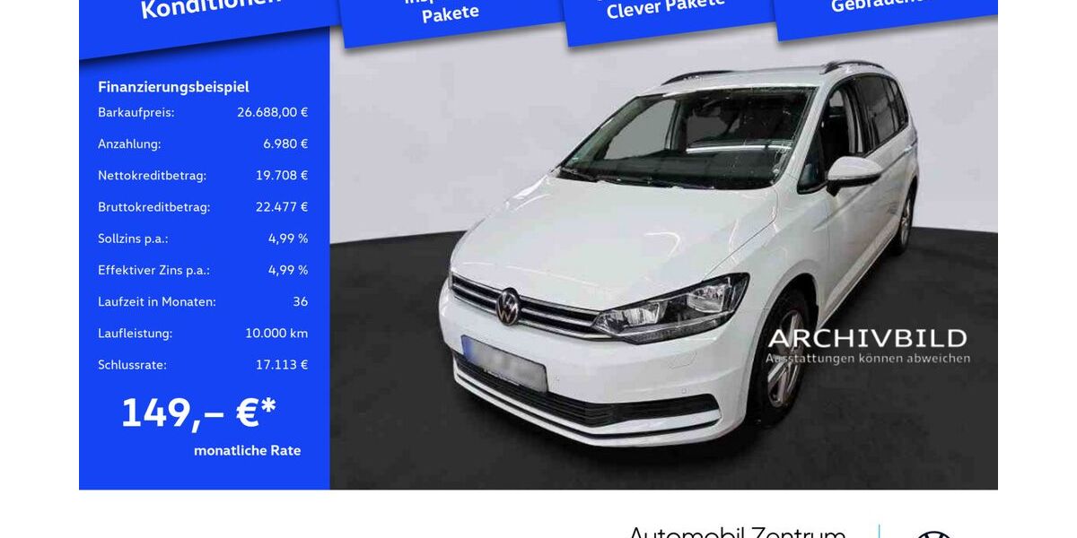 VW Touran 91.721 km 26.688 &euro; Leverkusen 51379