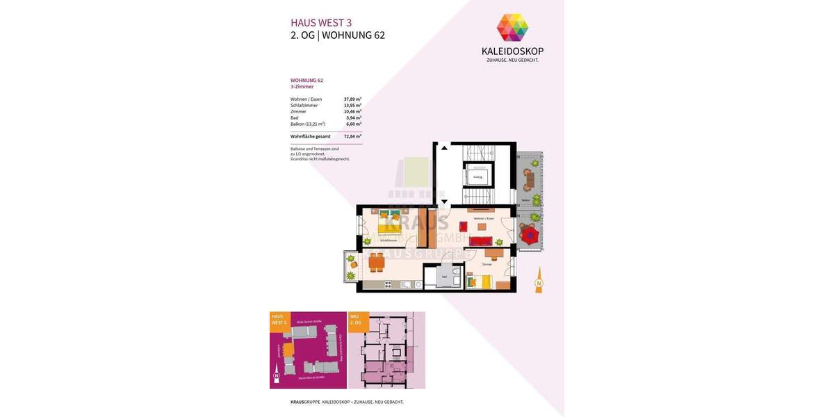 3-Zimmer-Neubauwohnung 3 zimmer