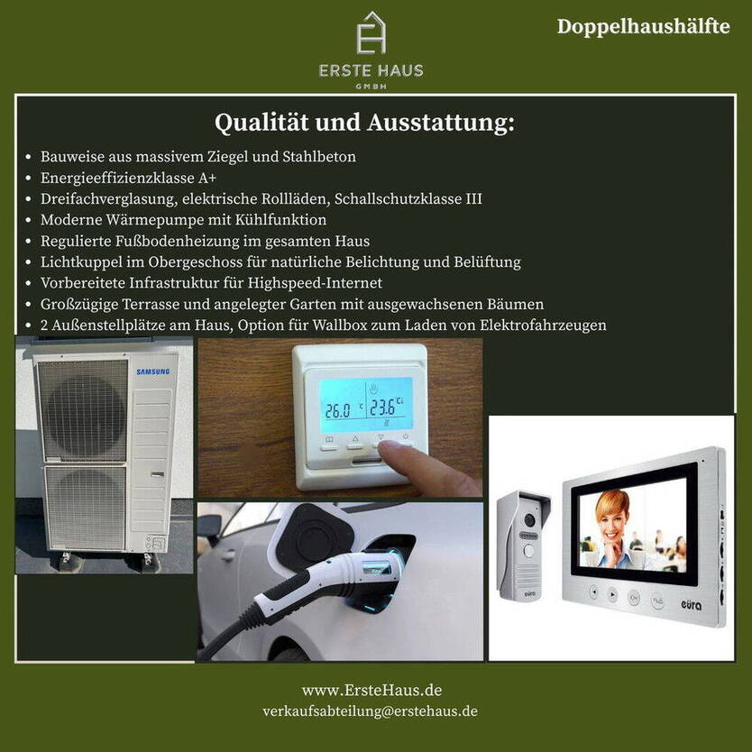 Modernes Neubau-Haus 2025 (A+) mit EinliegerWohnung - 170 m², 5 SZ, 3 Bäder, provisionsfrei