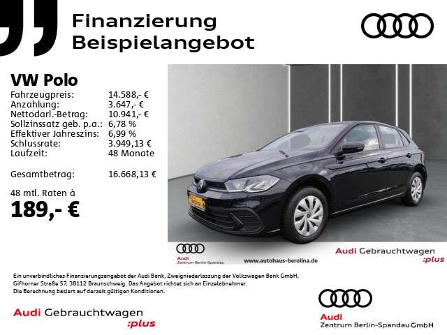 VW Polo 38.331 km 14.588 &euro; Berlin 13581