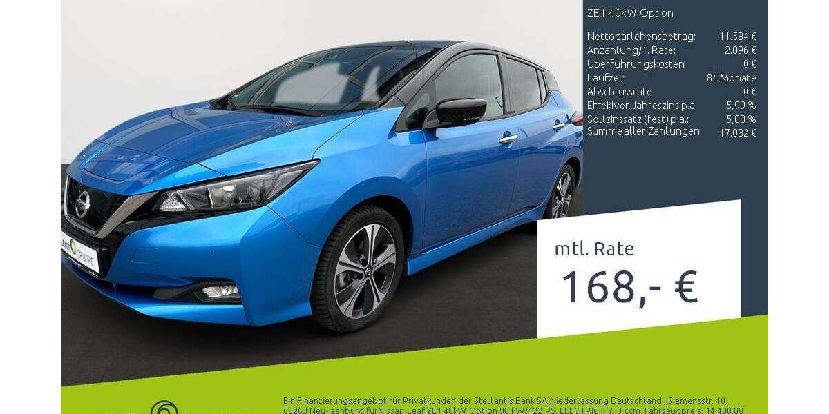 Nissan Leaf 29.107 km 14.480 &euro; Münster 48163