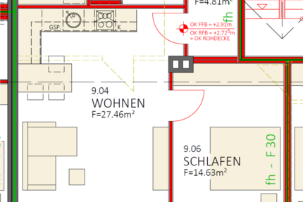 Wohnung Bad Bentheim - 2 Zimmer, 58 m&sup2;, 630&euro; | Angebot:26898743