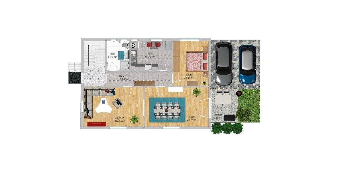 Etagenwohnung Sigmaringen - 3.5 Zimmer, 90 m&sup2;, 950&euro; | Angebot:26336495