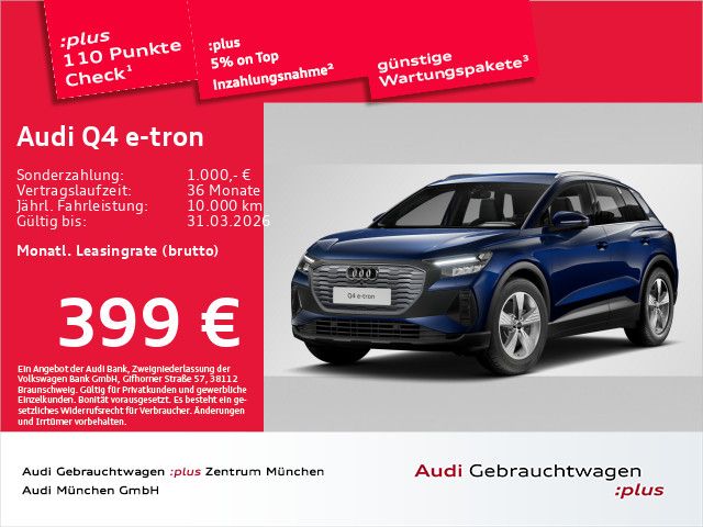 Audi Q4 e-tron 7.133 km 41.309 &euro; Eching 85386