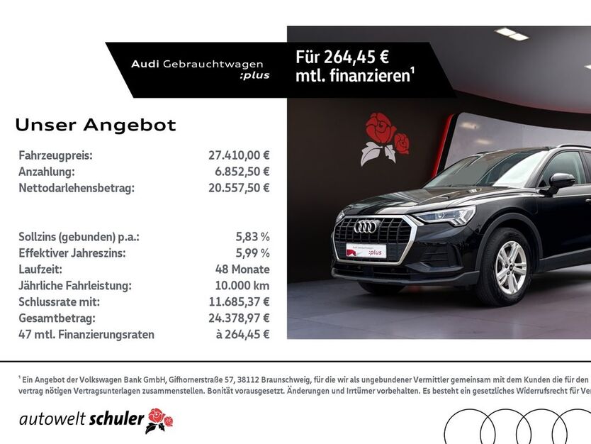 Audi Q3 70.000 km 27.410 € Villingen-Schwenningen 78052