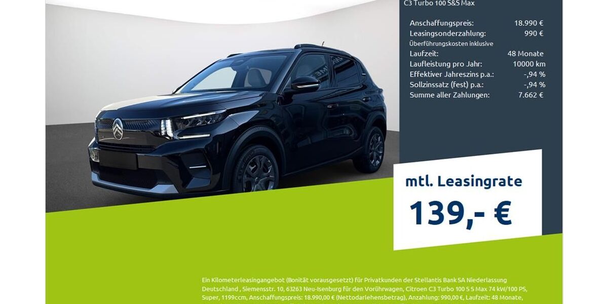 Citroen C3 6.229 km 17.690 € Bocholt 46395