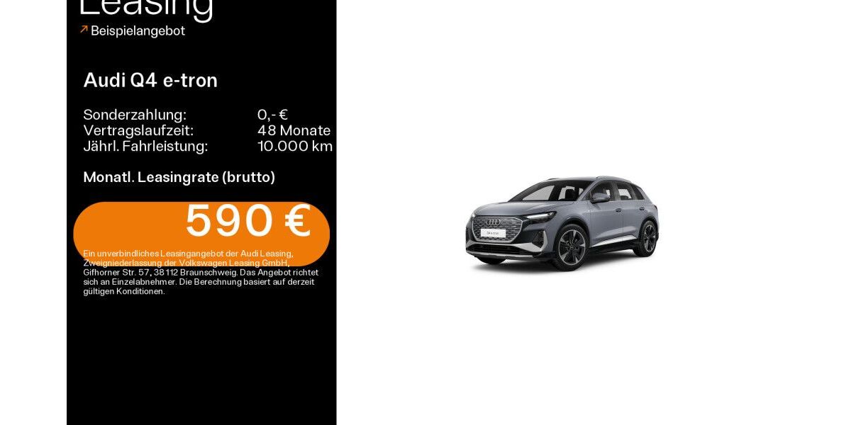 Audi Q4 e-tron 46.174 km 36.890 &euro; Heidenheim a. d. B. 89520