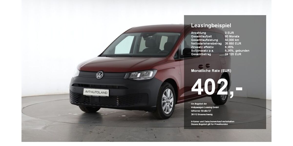 VW Caddy 2.000 km 38.950 &euro; Plattling 94447