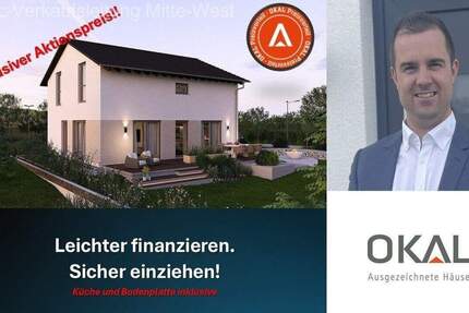 AKTION !!! KLARE LINIEN, OFFENES LEBEN, PERFEKT FÜR FAMILIEN - Malervorbereitet inkl. Grundstück 5 zimmer