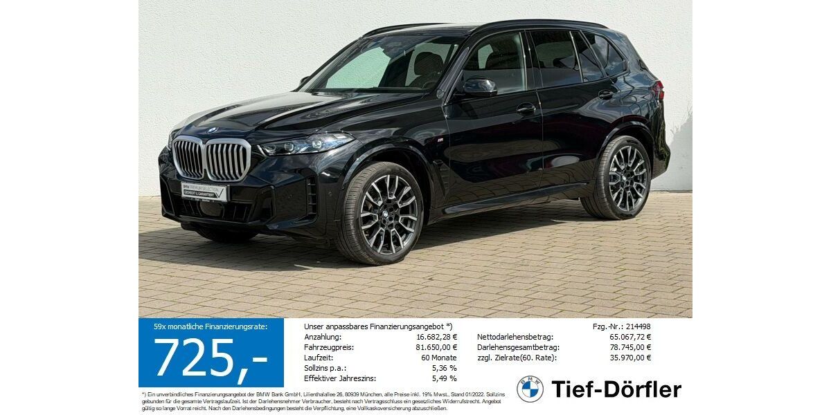BMW X5 3.150 km 81.650 &euro; Marktsteft 97342