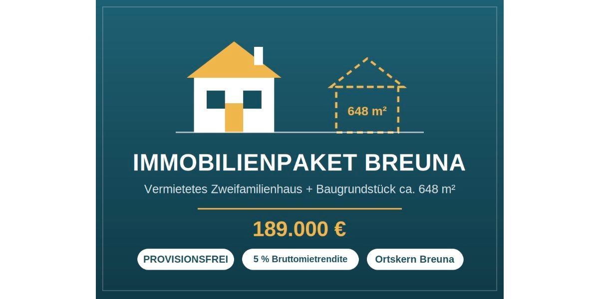 Einfamilienhaus Breuna - 5 Zimmer, 110 m&sup2;, 189.000&euro; | Angebot:26841393