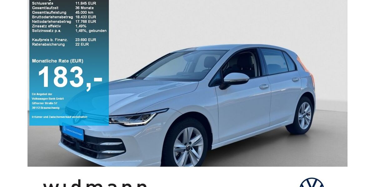 VW Golf 8.825 km 22.350 &euro; Schwäbisch Gmünd 73527