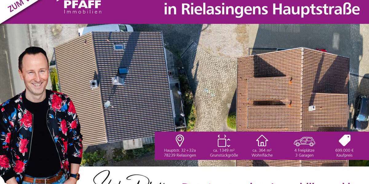 Einfamilienhaus Rielasingen - 15 Zimmer, 364 m&sup2;, 699.000&euro; | Angebot:26296629