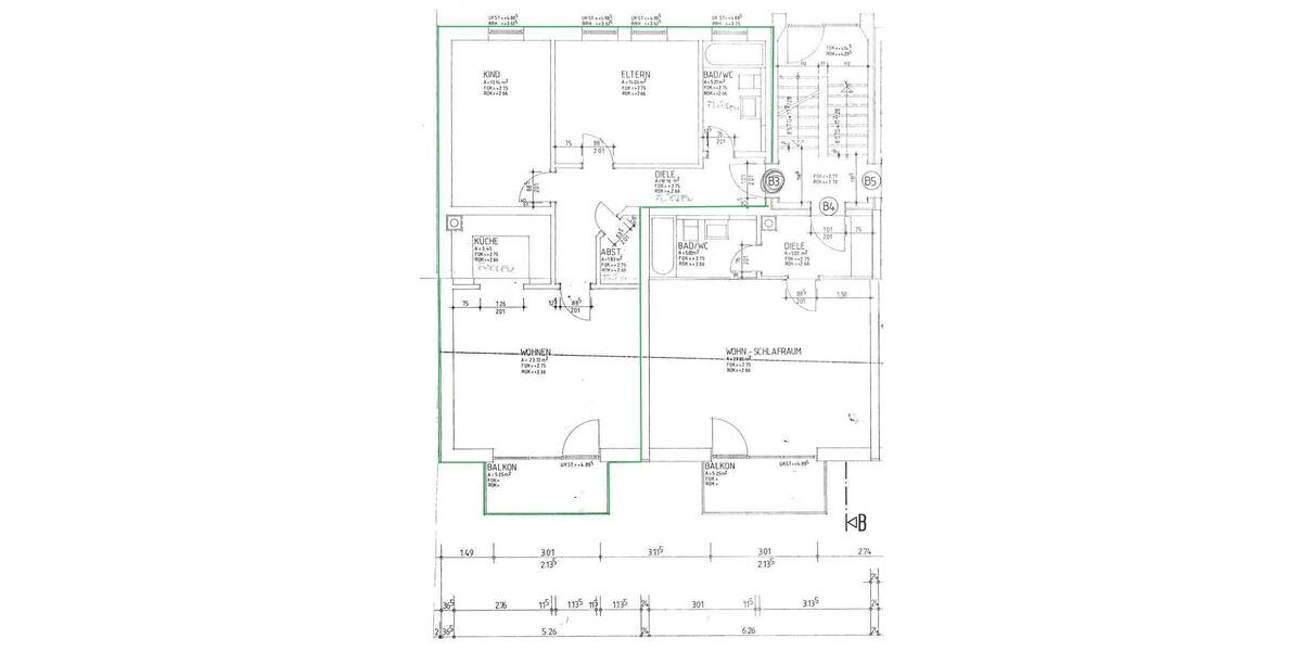 Etagenwohnung Zwiesel - 3 Zimmer, 74 m&sup2;, 139.000&euro; | Angebot:26850911