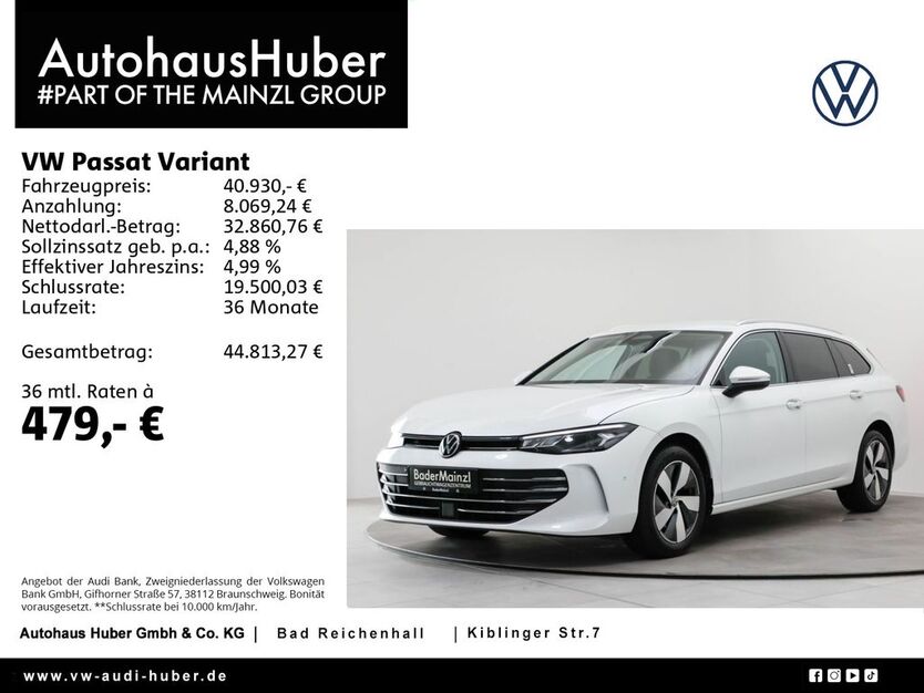 VW Passat Variant 15.300 km 39.260 € Bad Reichenhall 83435