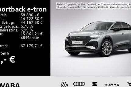 Audi Q4 e-tron 1.510 km 58.890 € Gersthofen 86368