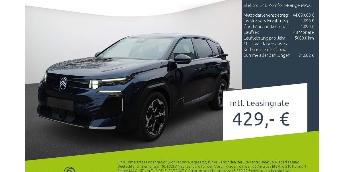 Citroen C5 Aircross 6.464 km 44.550 &euro; Dülmen 48249