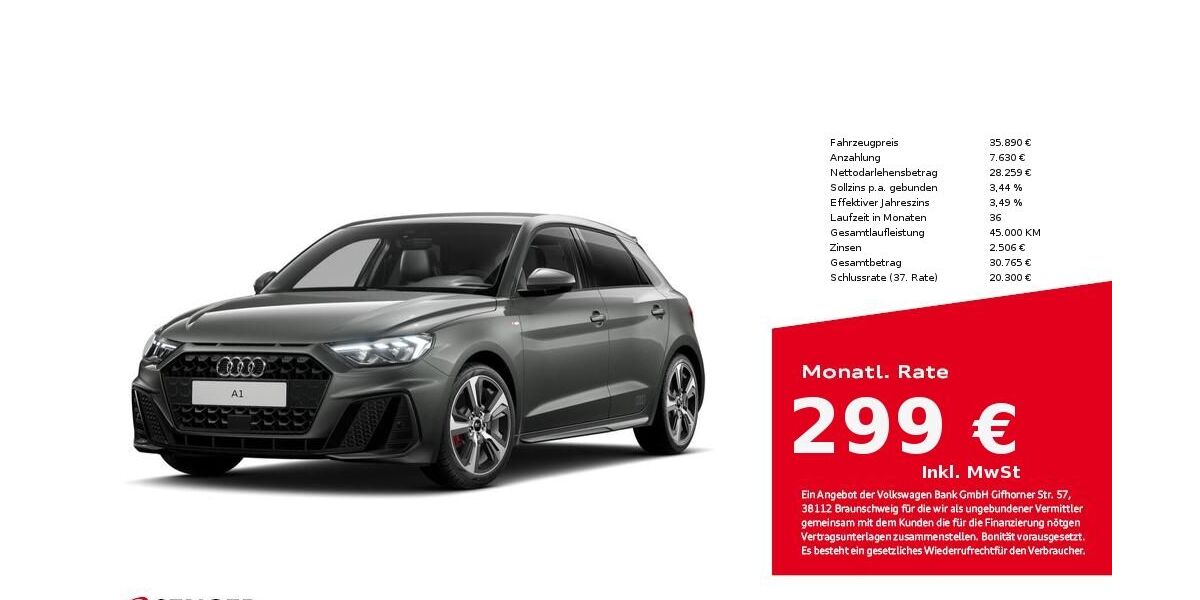 Audi A1 5.395 km 35.890 &euro; Bielefeld 33609