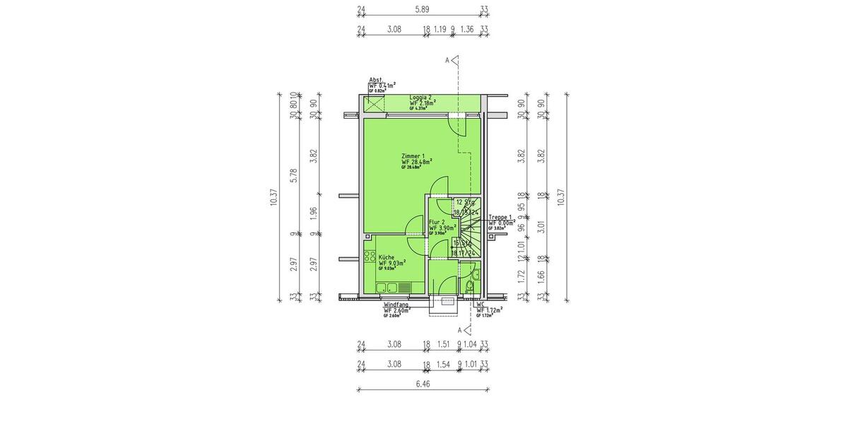 Reihenhaus Zeven - 4 Zimmer, 95 m&sup2;, 1.050&euro; | Angebot:26295389