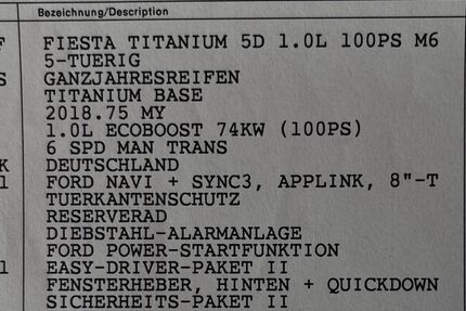 Ford Fiesta 18.400 km 11.800 &euro; Kerpen 50170