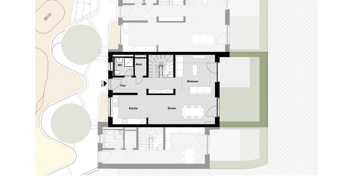Reihenhaus Neuss - 4 Zimmer, 135 m&sup2;, 2.595&euro; | Angebot:26196885
