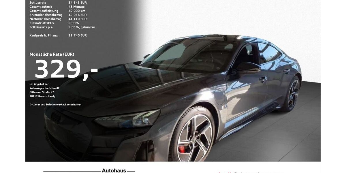 Audi e-tron GT 94.140 km 51.740 &euro; Ravensburg 88214