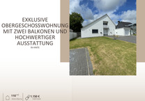 Exklusive ObergeschossWohnung mit zwei Balkonen und hochwertiger Ausstattung in Hinte