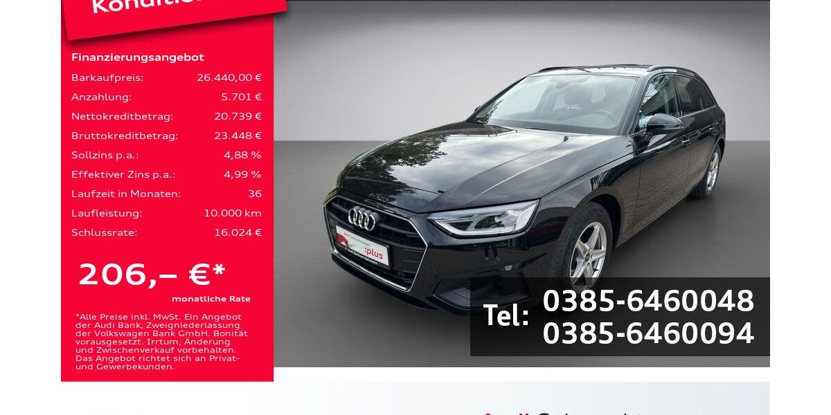 Audi A4 62.900 km 25.890 &euro; Schwerin 19061