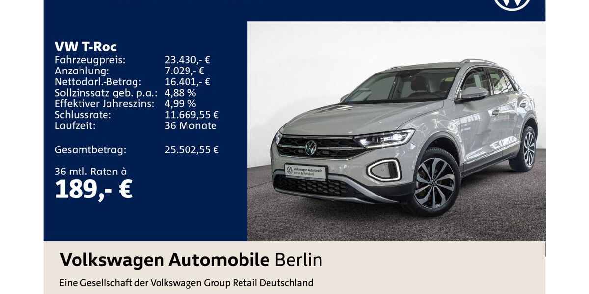 VW T-Roc 65.320 km 23.430 &euro; Berlin 10587