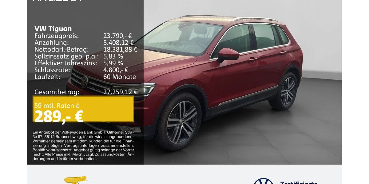 VW Tiguan 99.393 km 23.790 &euro; Plettenberg 58840