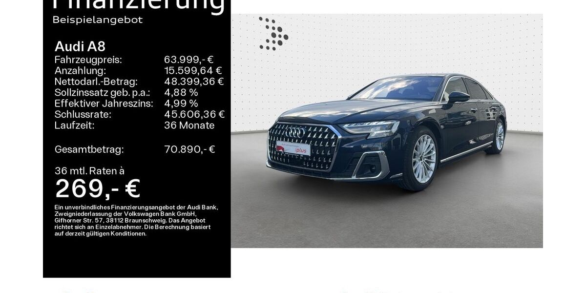 Audi A8 29.400 km 63.999 &euro; Hanau 63452