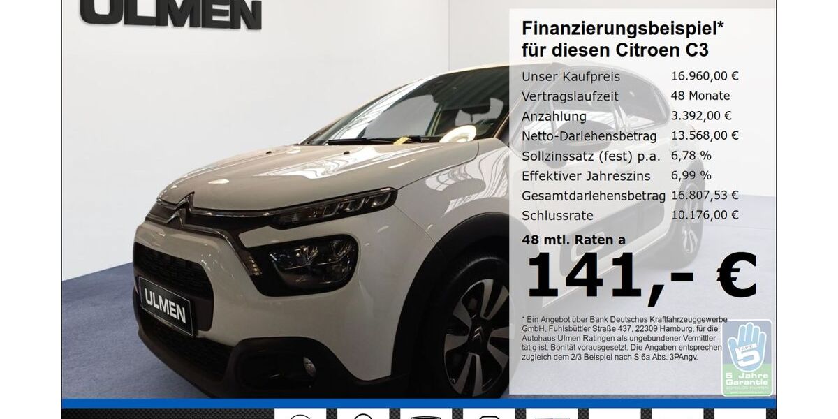 Citroen C3 18.000 km 16.560 &euro; Ratingen 40880