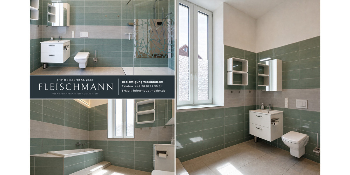 Rolli-gerecht mit Personenaufzug im 2. OG, sparsam, stadtnah - Etagenwohnung Suhl | Angebot:27082701