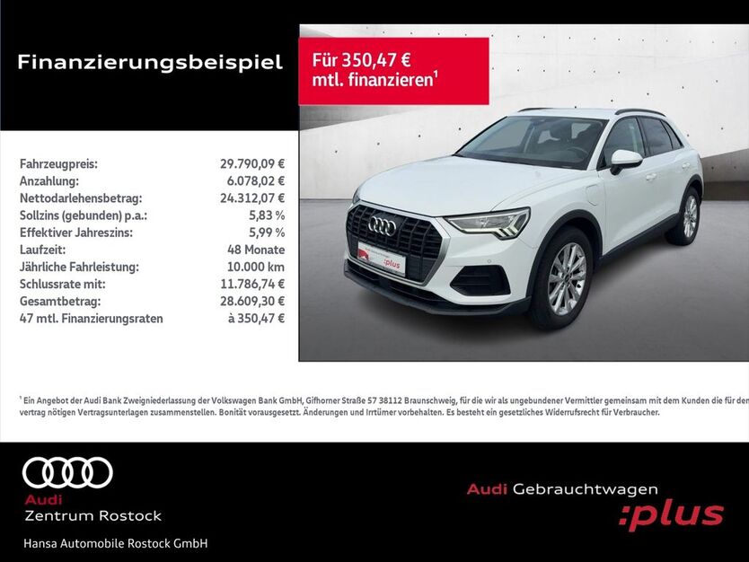 Audi Q3 51.393 km 28.790 € Rostock 18059