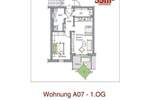 Terrassenwohnung Nürnberg Kornburg - 2 Zimmer, 54 m&sup2;, 281.538&euro; | Angebot:26435729