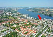 Stilvoll möbliert: Hochwertig saniertes 1-Zimmer-Apartment am Rostocker Stadthafen!