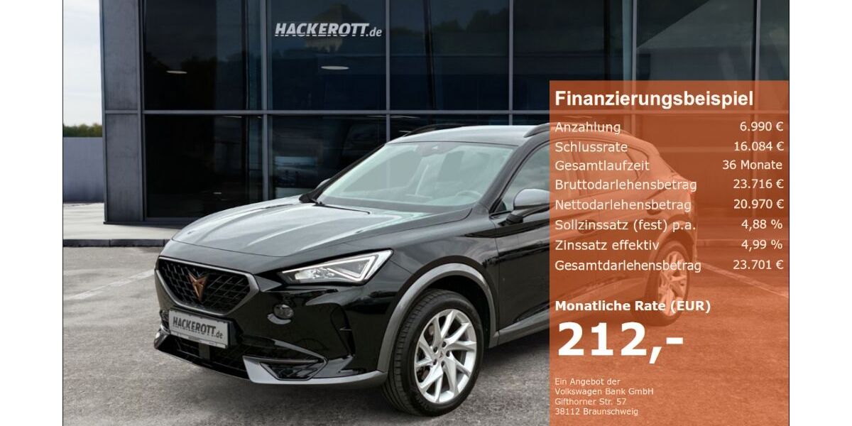 Cupra Formentor 15.381 km 27.450 &euro; Hannover 30165