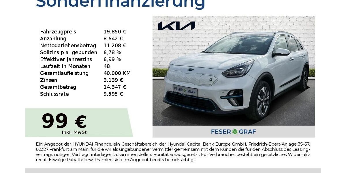 Kia Niro 73.235 km 19.850 &euro; Roth 91154