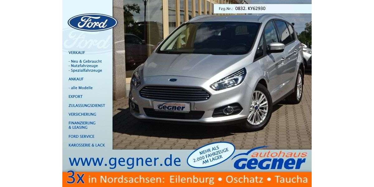 Ford S-Max 62.568 km 17.840 &euro; Eilenburg 04838