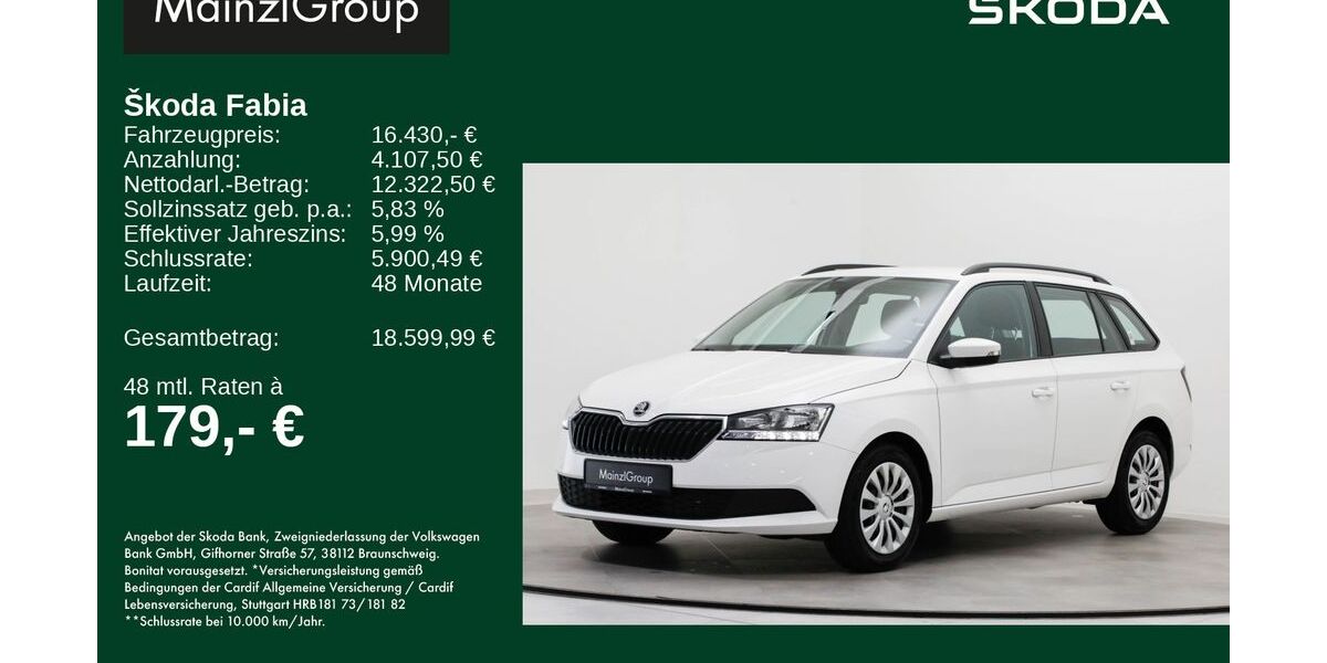 Skoda Fabia 21.361 km 16.430 &euro; Feldkirchen/Westerham 83620