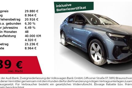Audi Q4 e-tron 100.200 km 29.880 &euro; Nürnberg 90411