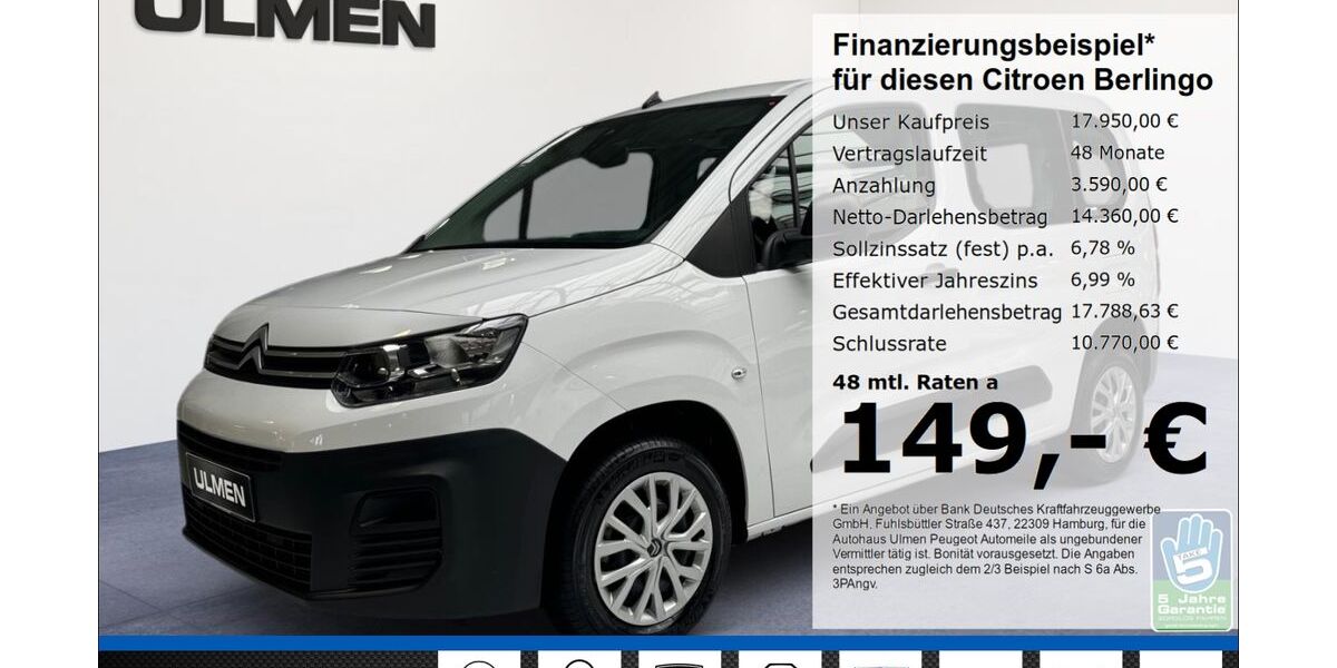 Citroen Berlingo 10.844 km 17.950 &euro; Düsseldorf 40233