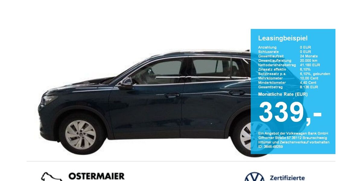 VW Tiguan 2.950 km 41.180 &euro; Mühldorf am Inn 84453