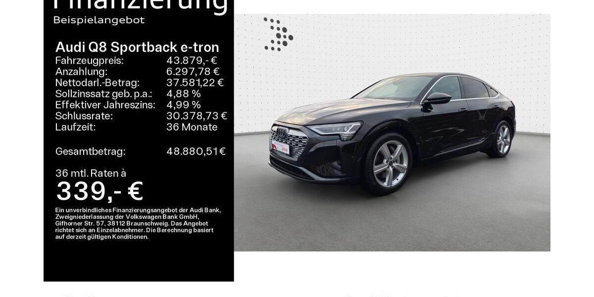 Audi Q8 e-tron 18.500 km 42.949 &euro; Hanau 63452