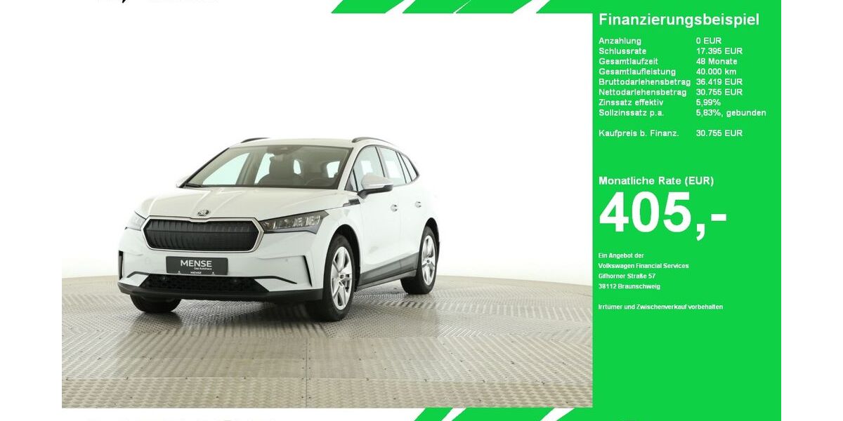 Skoda Enyaq 8.305 km 30.455 &euro; Oelde (Stromberg) 59302