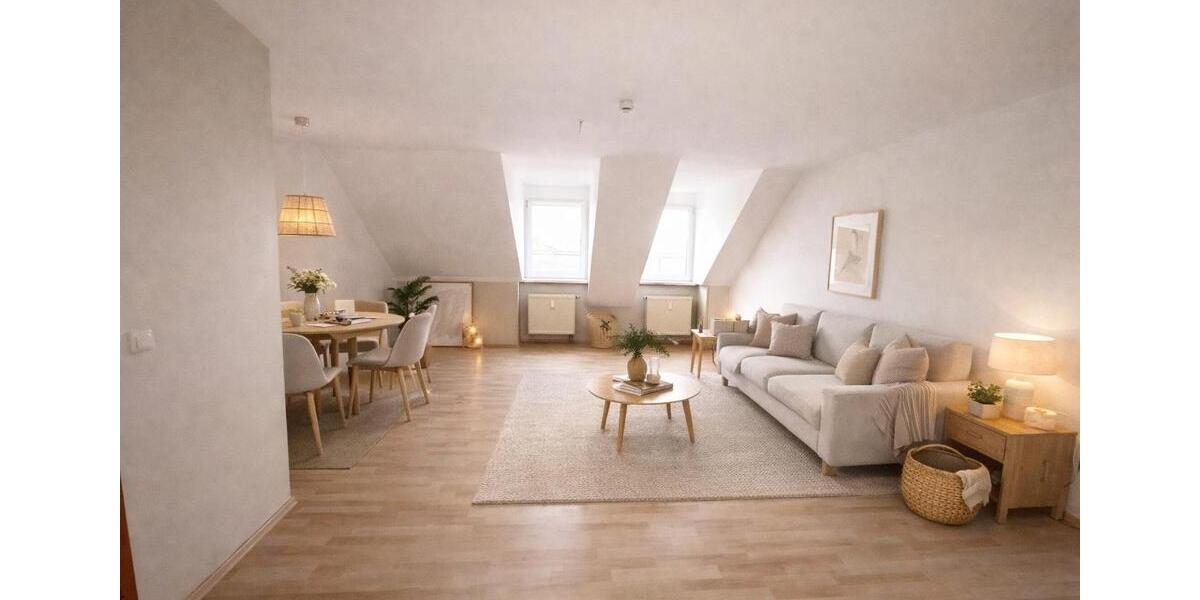 Dachgeschoßwohnung Schweinfurt Gartenstadt - 2 Zimmer, 62 m&sup2;, 720&euro; | Angebot:26677227