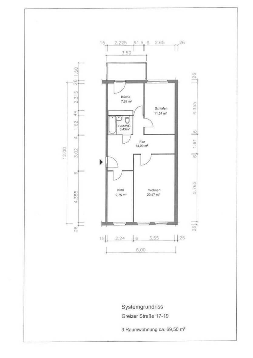 Die Einbauküche ist schon da. Nachmieter für 3-Zimmer-Wohnung mit Wanne und Balkon gesucht. 3 zimmer
