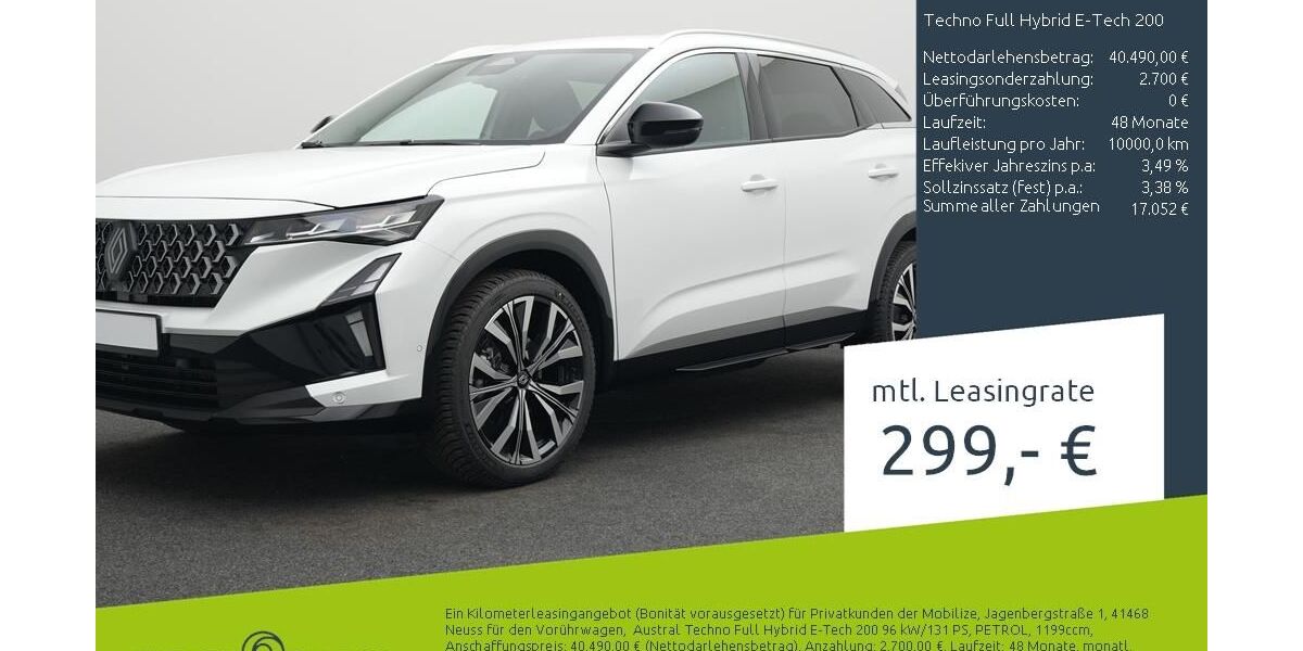 Renault Austral 5.000 km 34.470 &euro; Borken 46325